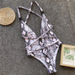 Monokinis bandage one-piece suits Leopard, snake & cheetah print