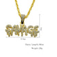 Fashion Gold Jewelry Long Chain Necklaces Unisex