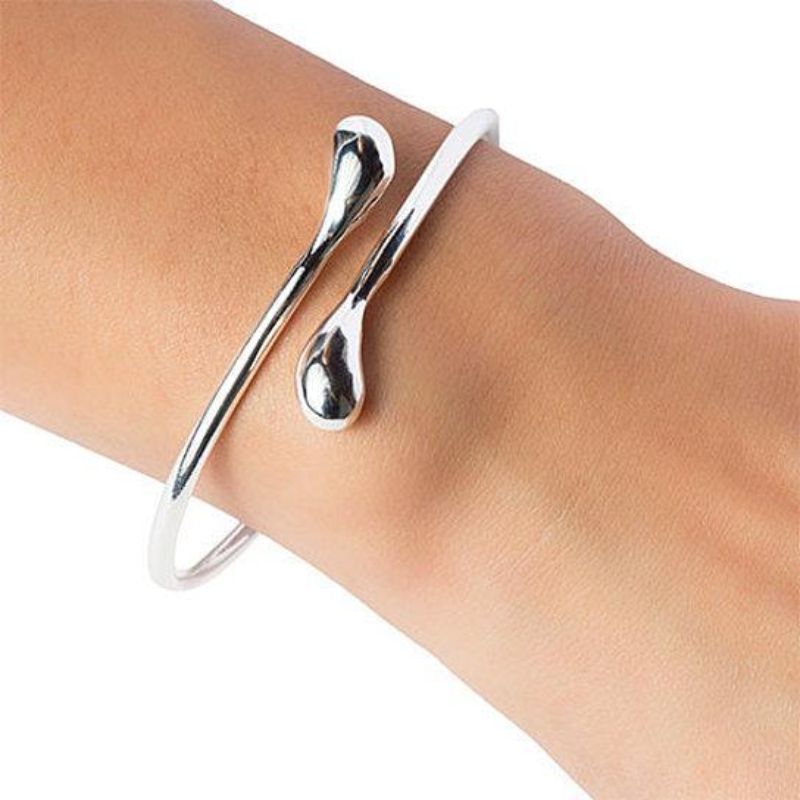 Teardrop Bracelet-Silver